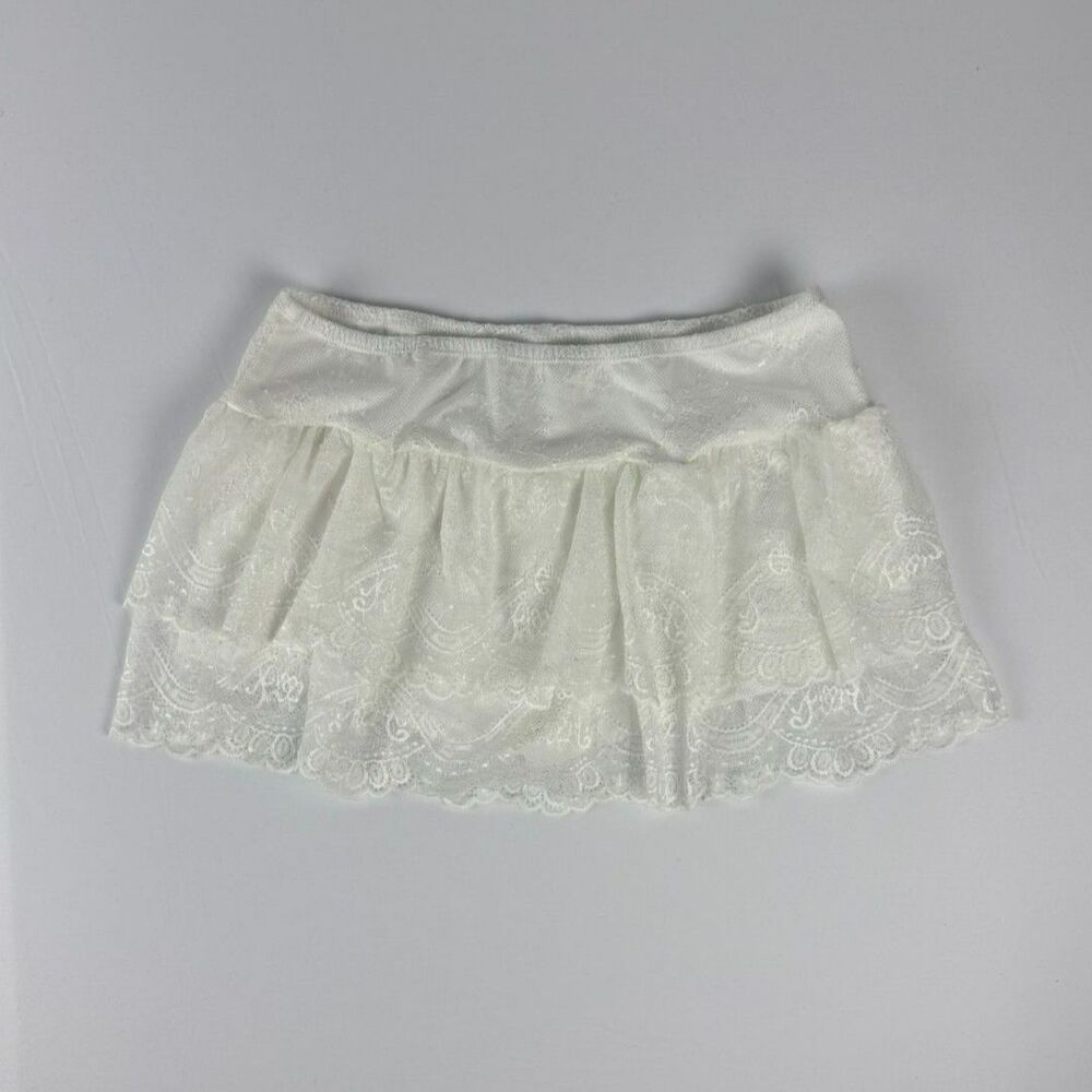 Y2K Ruffle Lace Coquette Fairycore Skort - S